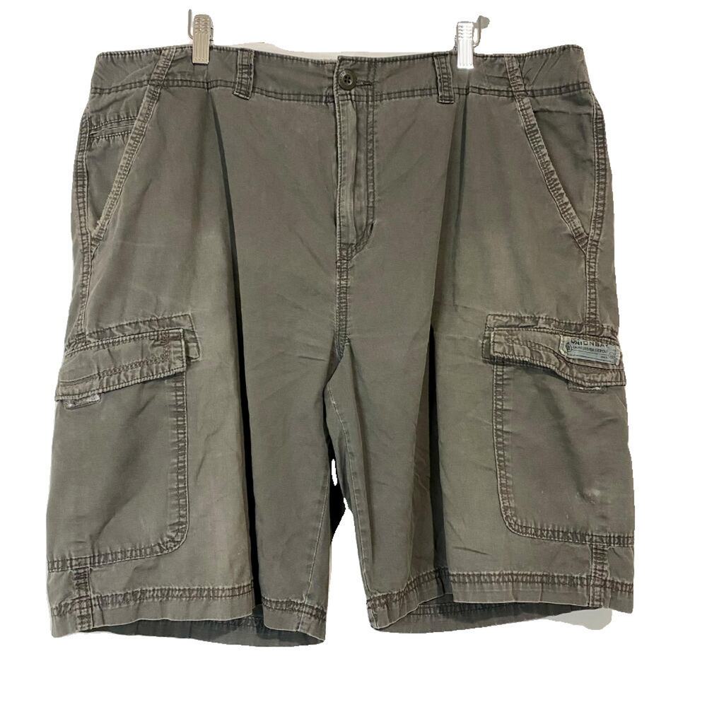 Unionbay Men's Survivor Gray Cargo Short Size 40 EUC